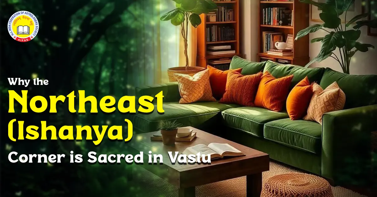 Why the Northeast (Ishanya) Corner is Sacred in Vastu