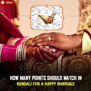How many points should match in Kundali for a Happy Marriage
