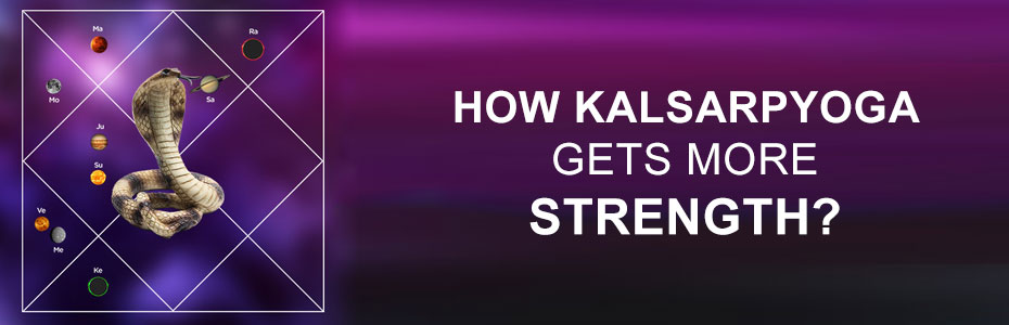 How Kalsarpa yoga gets more strength?