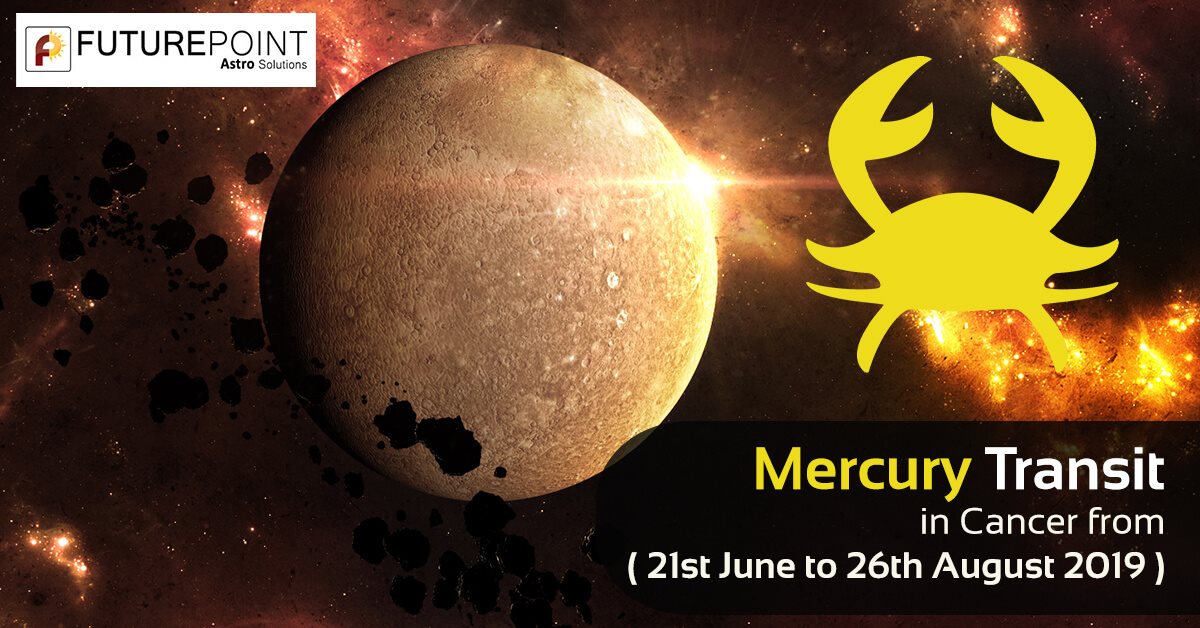 Mercury Transit in Cancer from 21st June to 26th August 2019