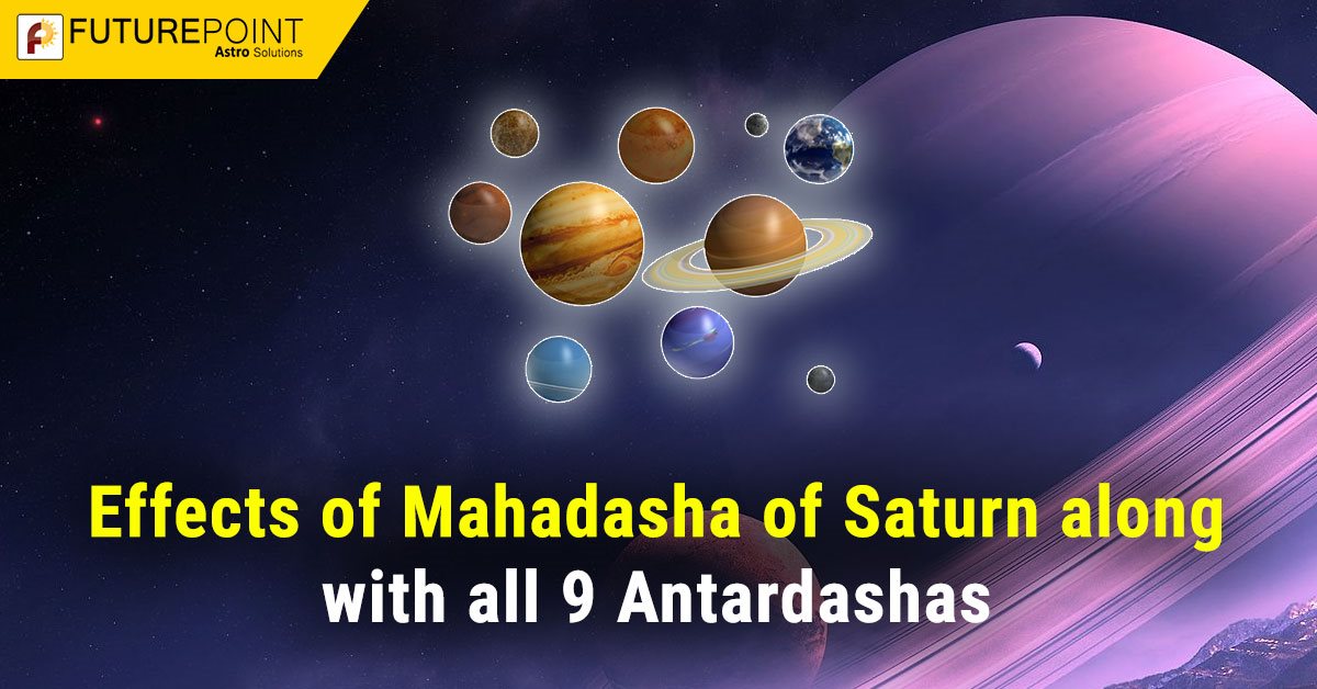 Effects of Mahadasha of Saturn along with all 9 Antardashas