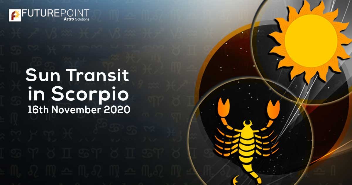 Sun Transit in Scorpio 16th November 2020