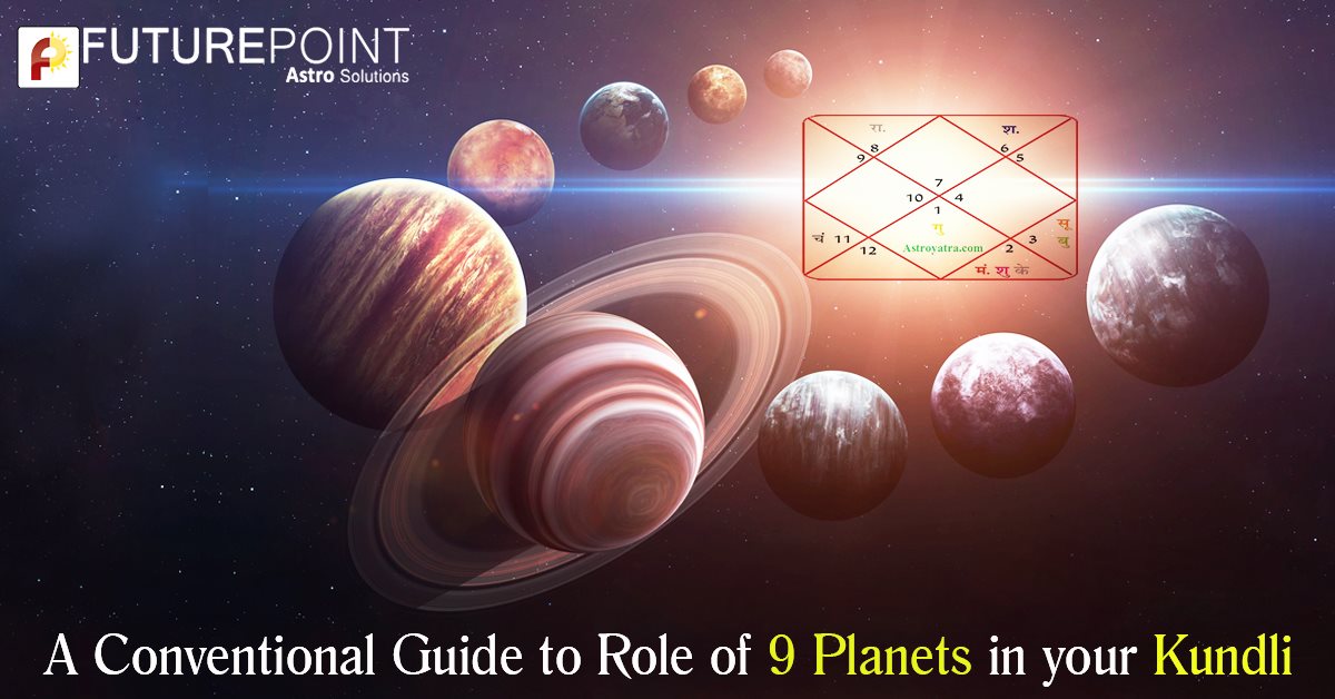 A Conventional Guide to Role of 9 Planets in your Kundli