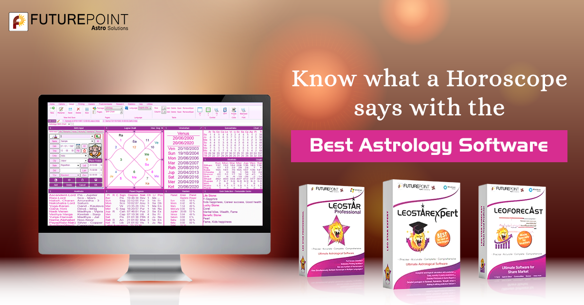 Know what a Horoscope says with the Best Astrology Software