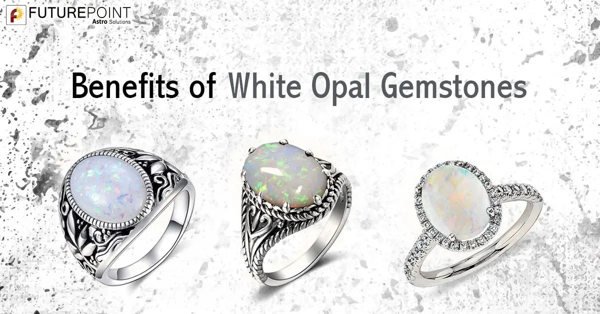 ARIHANT GEMS & JEWELS 11.25 Ratti White Opal Gemstone With 925 Silver  Adjustable Ring | Natural and Certified | Astrological Gemstone | Unisex  Both for Men & Women : Amazon.in: Jewellery