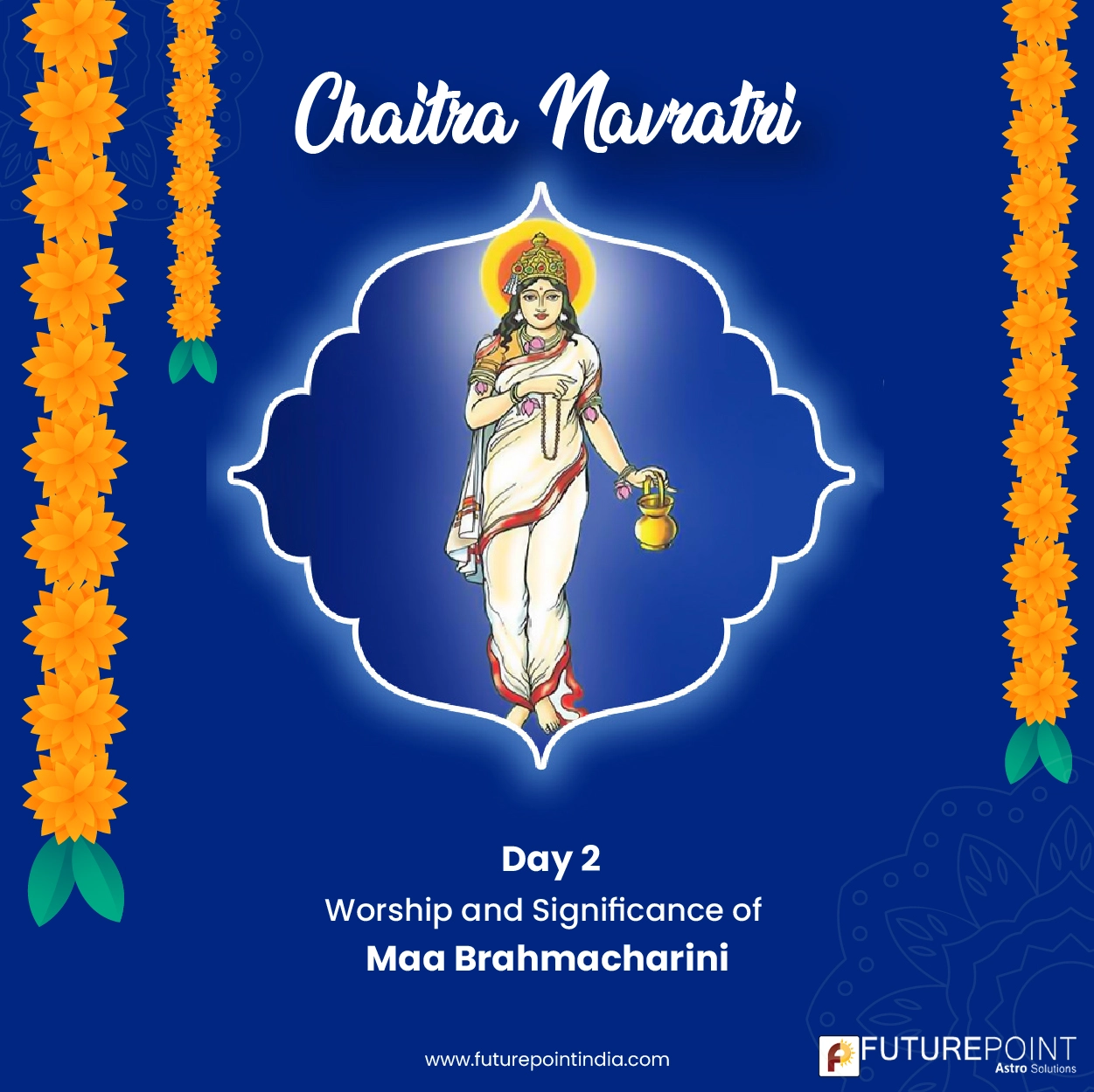 Day 2: Worship and Significance of Maa Brahmacharini