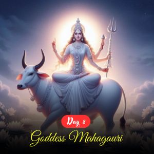 Shardiya Navratri 2024 Day 8: Goddess Maha Gauri