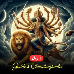 Shard Navratri 2024 day 3: Worship of Maa Chandraghanta