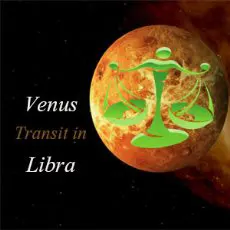 Venus transit in Libra on 1st September 2018