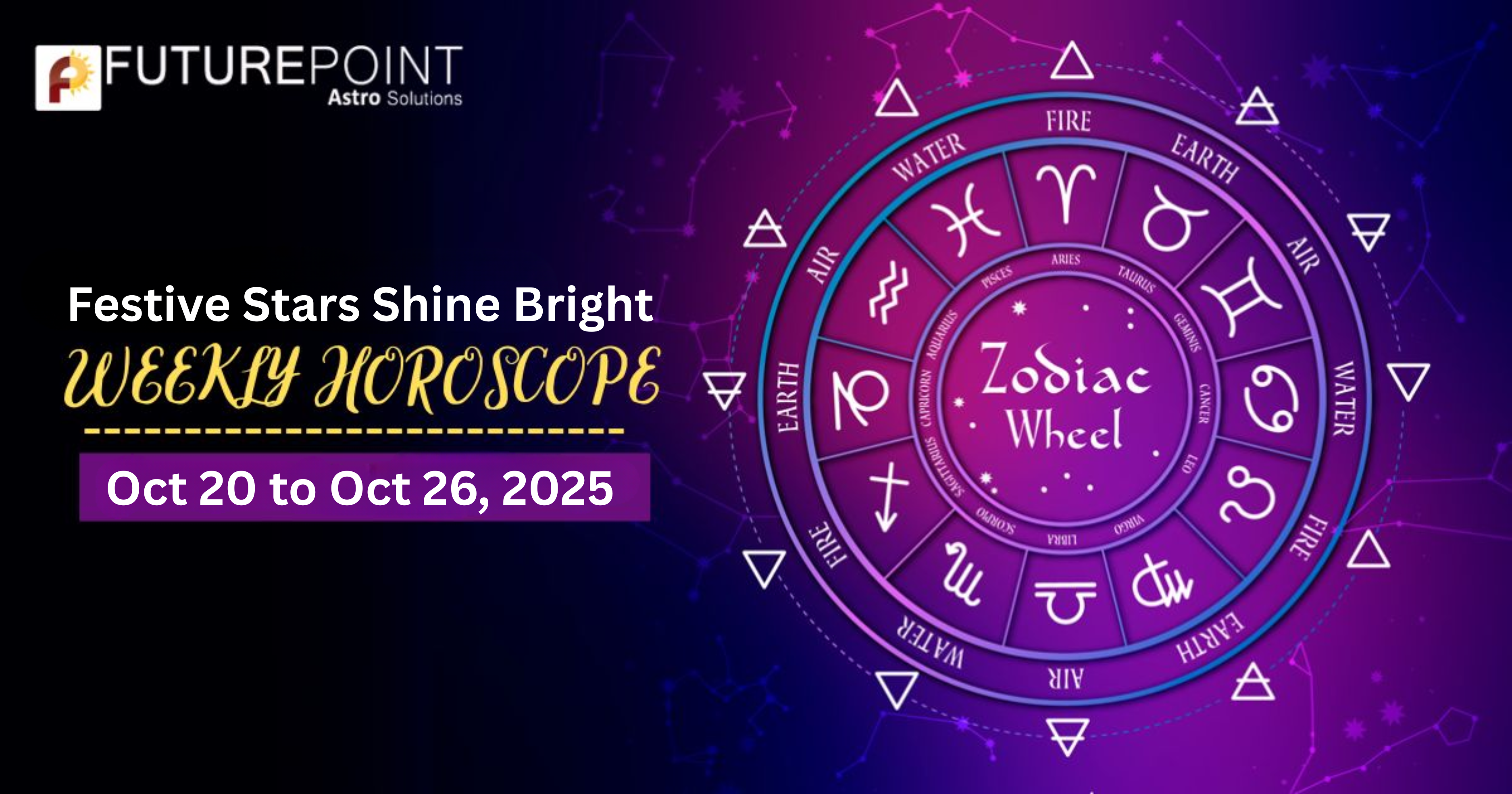 Festive Stars Shine Bright: Your Weekly Horoscope for October 20–26, 2025