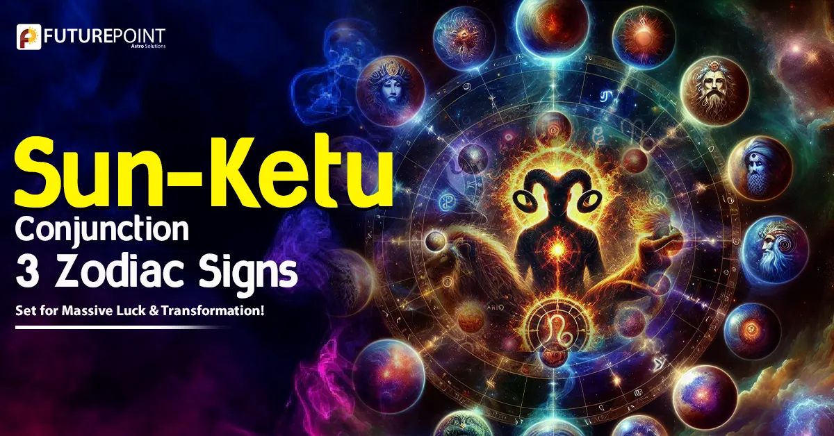 Sun-Ketu Conjunction 2025: 3 Zodiac Signs Set for Massive Luck & Transformation!