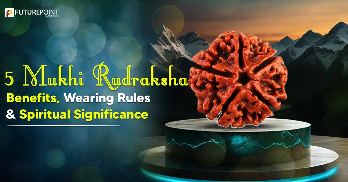 5 Mukhi Rudraksha: Benefits, Wearing Rules & Spiritual Significance