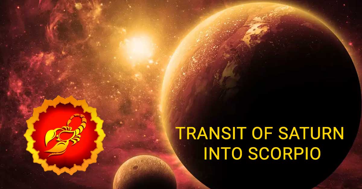 Transit of Saturn into Scorpio