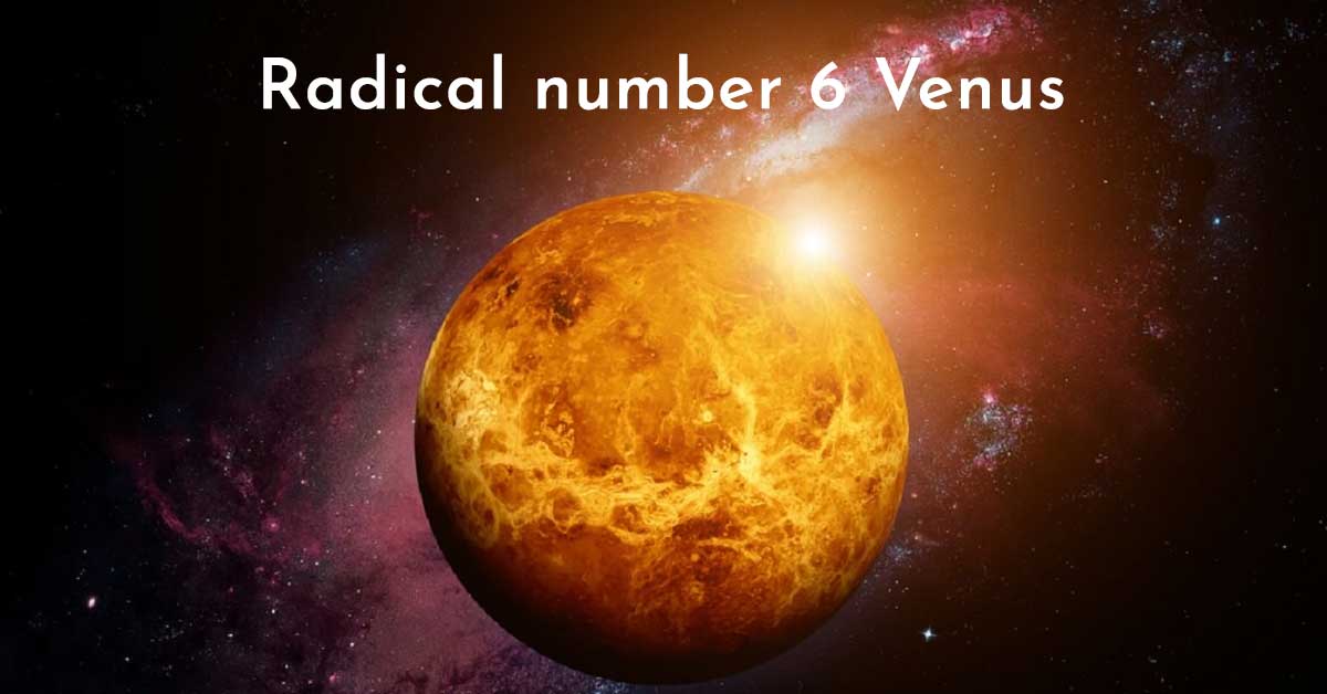 radical number 6 in astrology