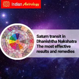 Saturn transit in Dhanishtha nakshatra- The most effective results and remedies